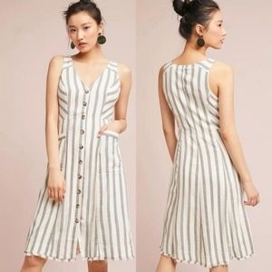 Maeve Leslie Textured Stripe Dress
